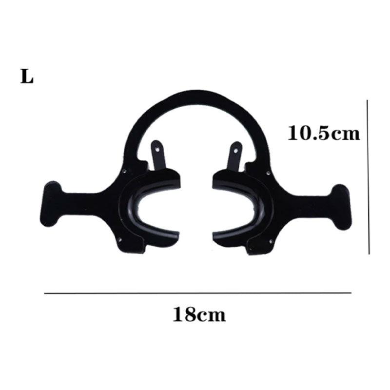 Black C-Shape Retractor - Dentiphoto