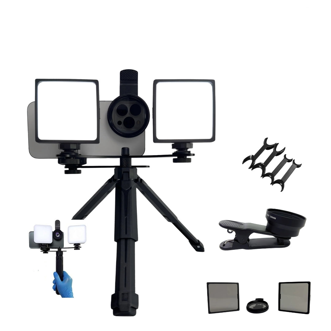 New 2025! Dentiphoto Twin Light – Professional Mobile Dental Photography Kit