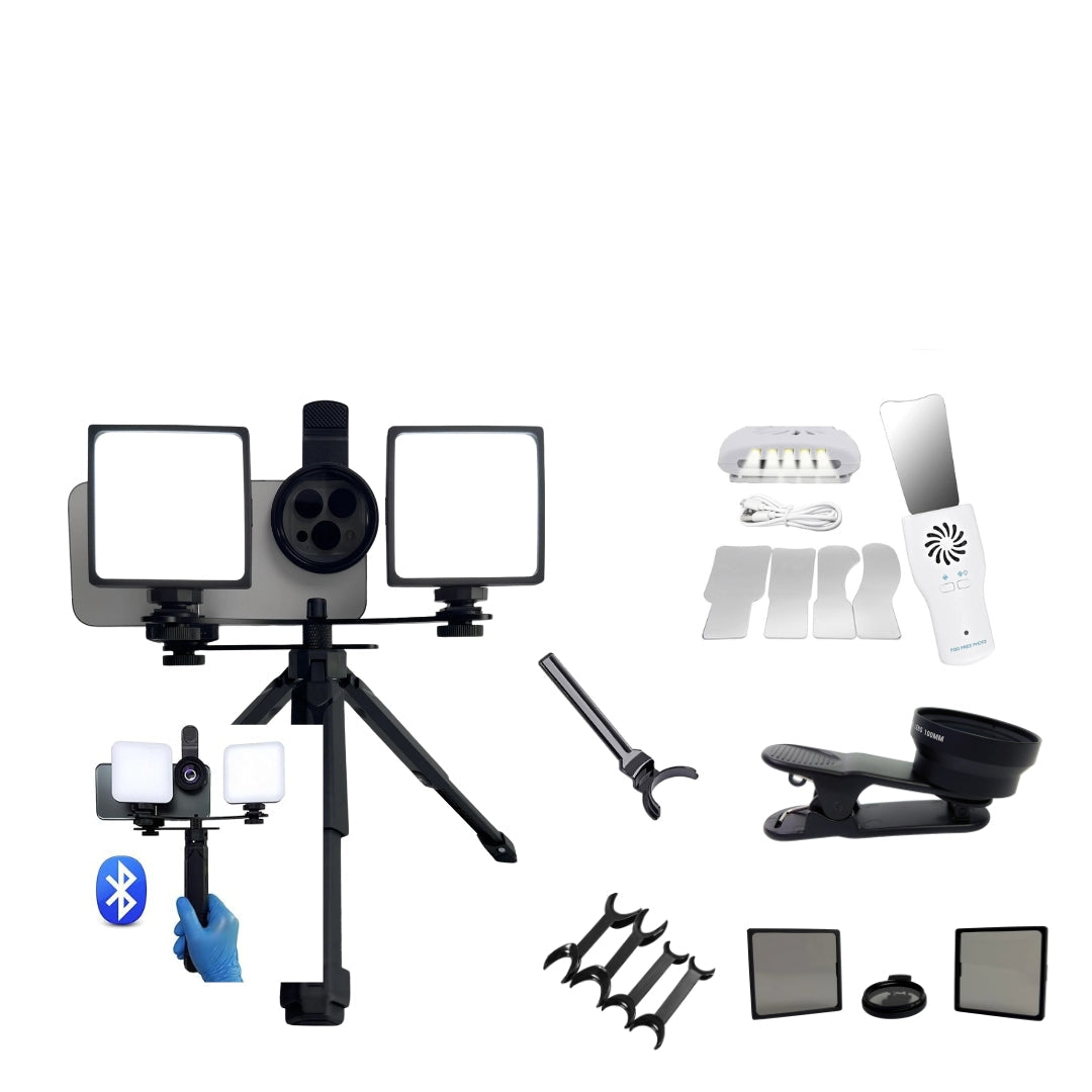 New 2025! Dentiphoto Twin Light – Professional Mobile Dental Photography Kit