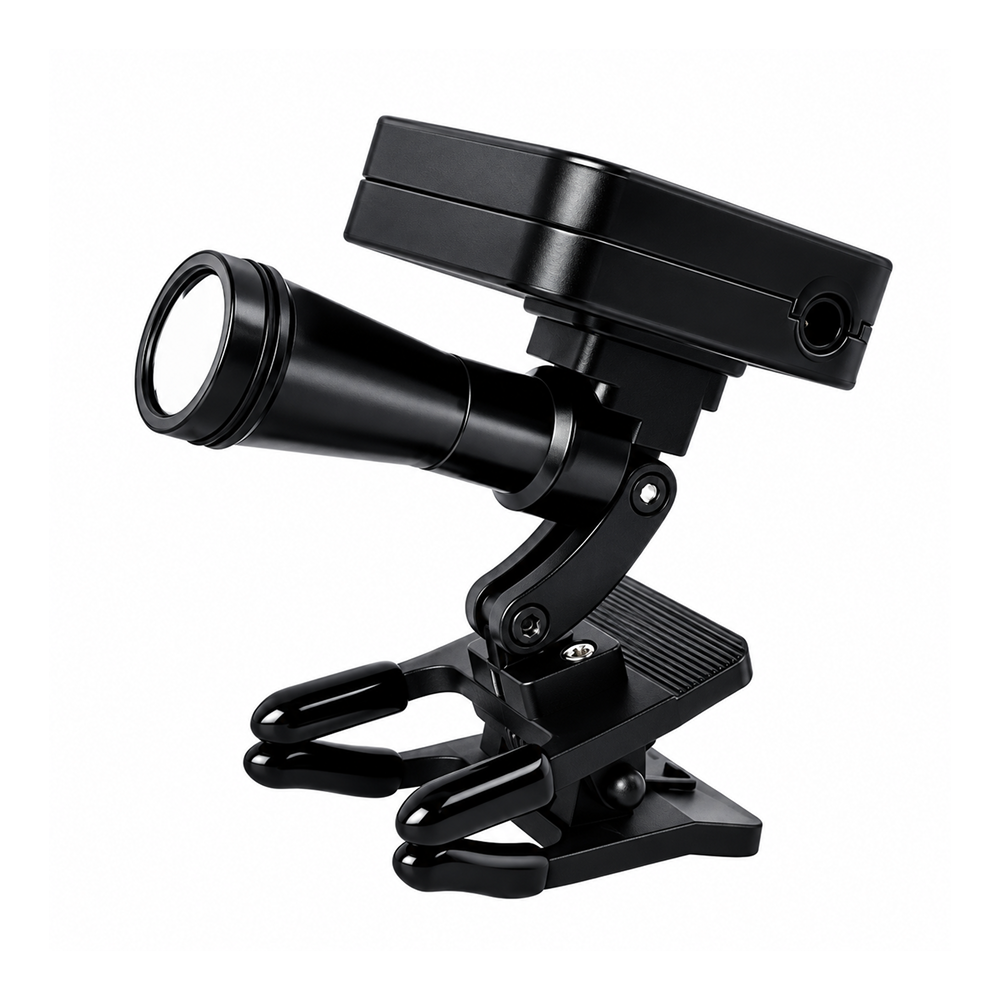 5W Wireless Dental LED Headlight – 60,000 Lux, Magnetic Battery & Loupe Compatible