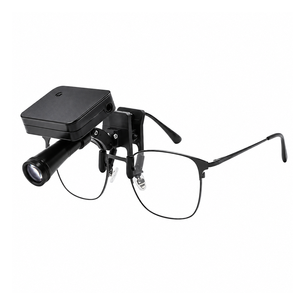 5W Wireless Dental LED Headlight – 60,000 Lux, Magnetic Battery & Loupe Compatible