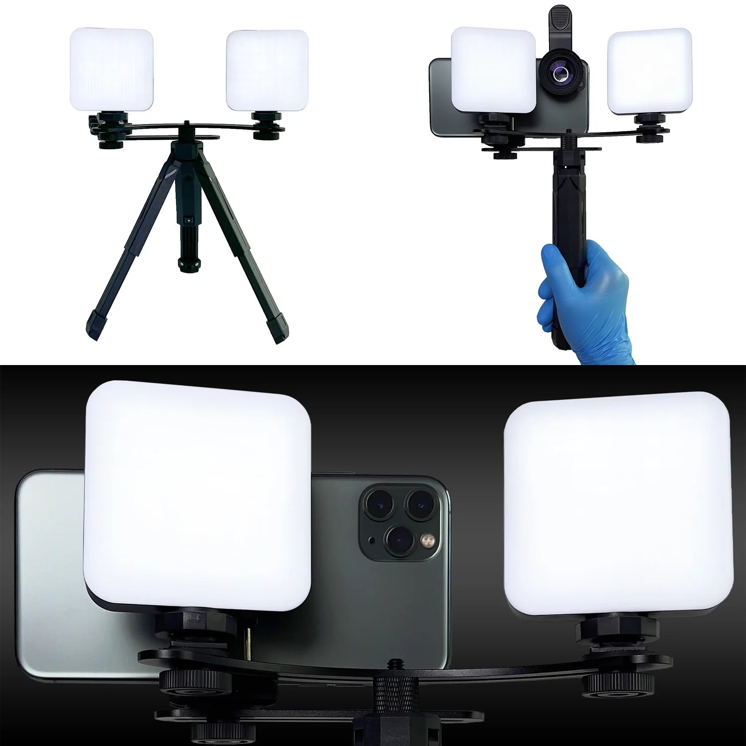 New 2025! Dentiphoto Twin Light – Professional Mobile Dental Photography Kit