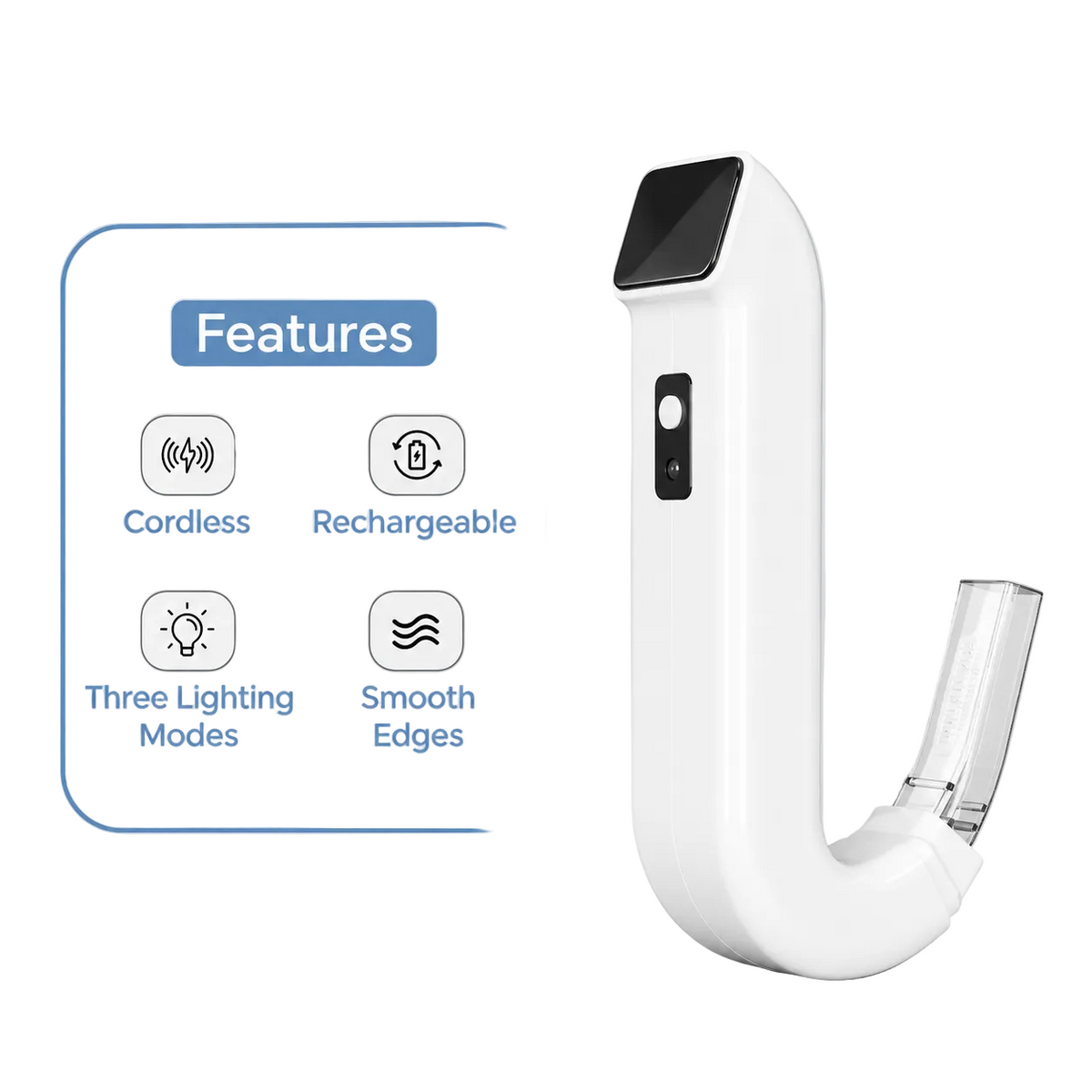 All-in-One Dental Isolation System – LED Light, Suction & Mouth Opener