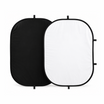 Black and White Photography Backdrop 100 x 150 cm for Dental Clinic and Portrait Studio