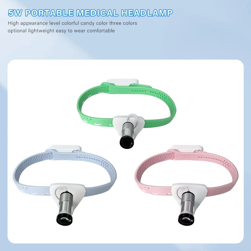 Cordless 5W LED Dental Lab Headlamp