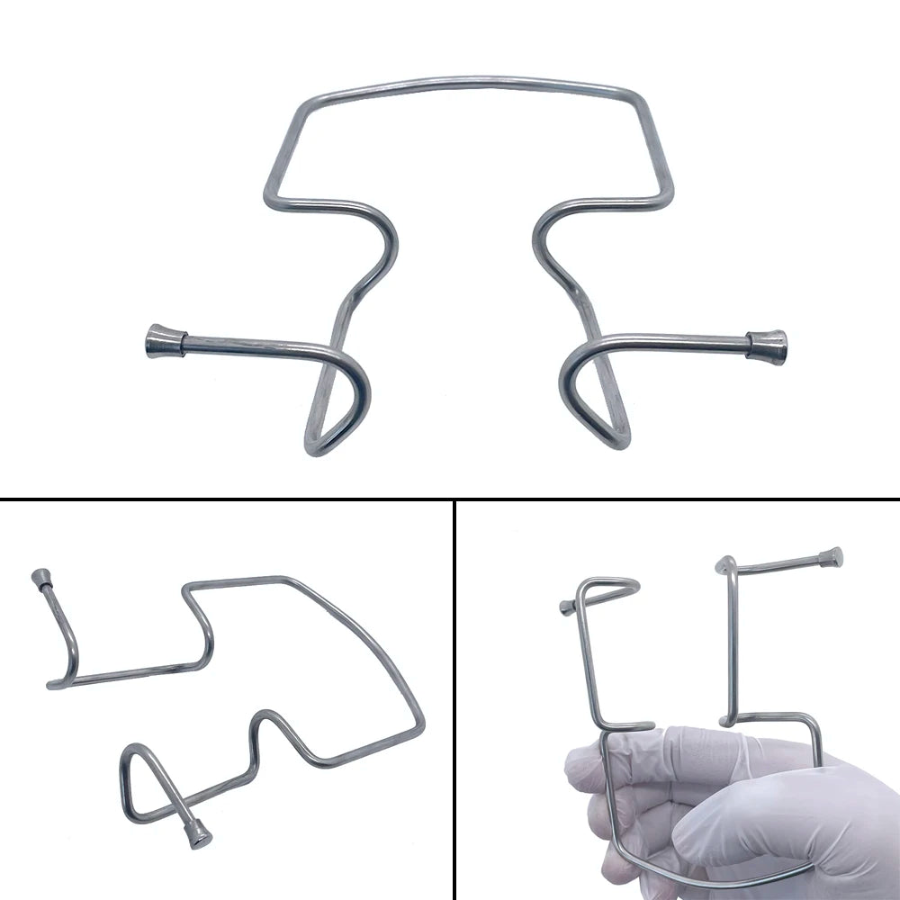 Steel Dental Cheek Retractor