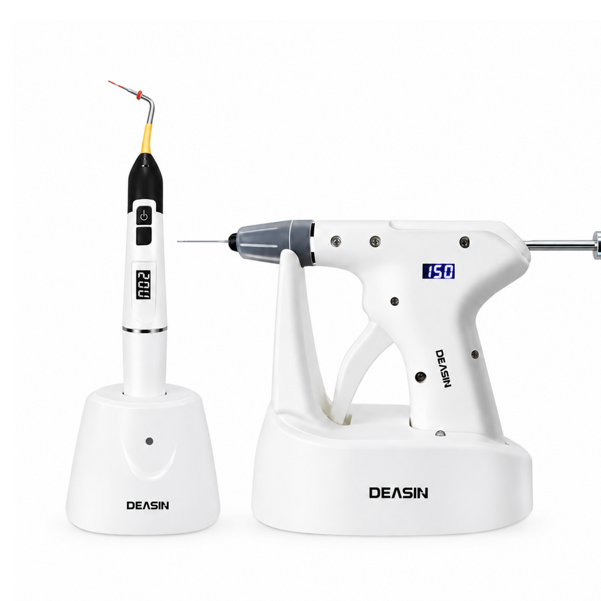 2-in-1 Endodontic Obturation System for Root Canal Filling — Cordless Gutta-Percha Gun and Heat Pen, Adjustable Temperature