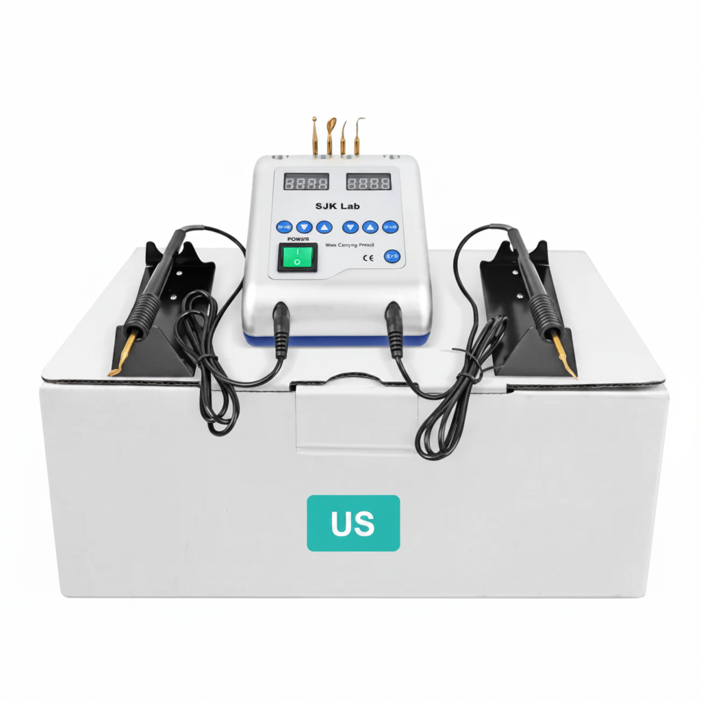 Dental-Elektrowachsmesser – 20 W, 6 Spitzen, LED