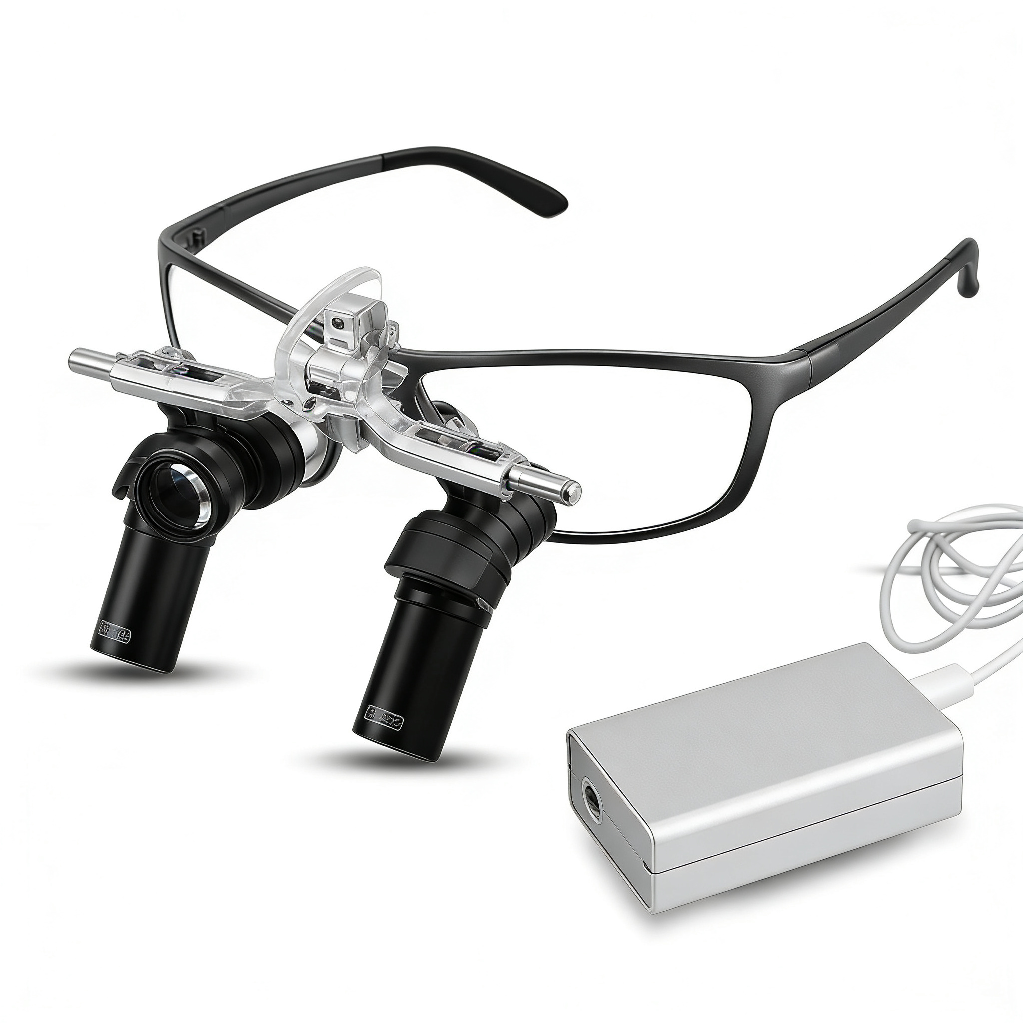 NEW 2026 Dental Professional LED Ergo Loupes Glasses 5.0X with 5.0W