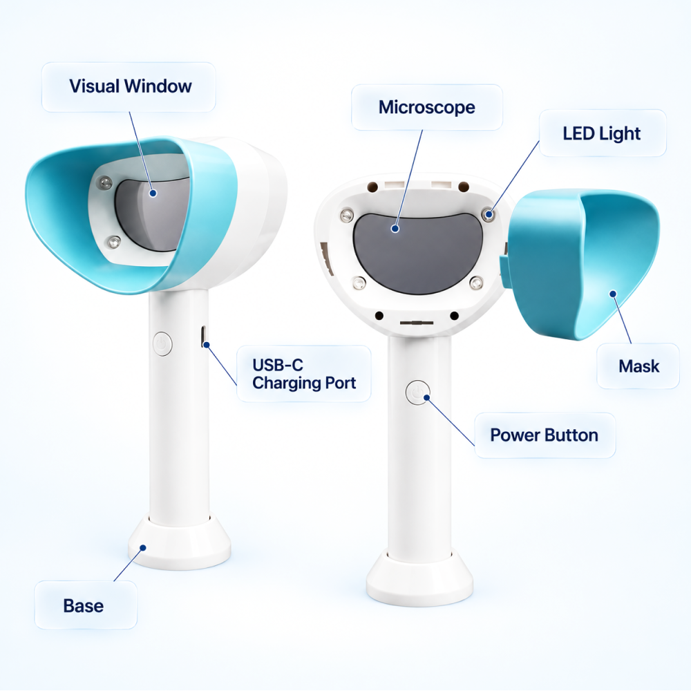 Dental Plaque Detector – Rechargeable Oral Hygiene Detection Light