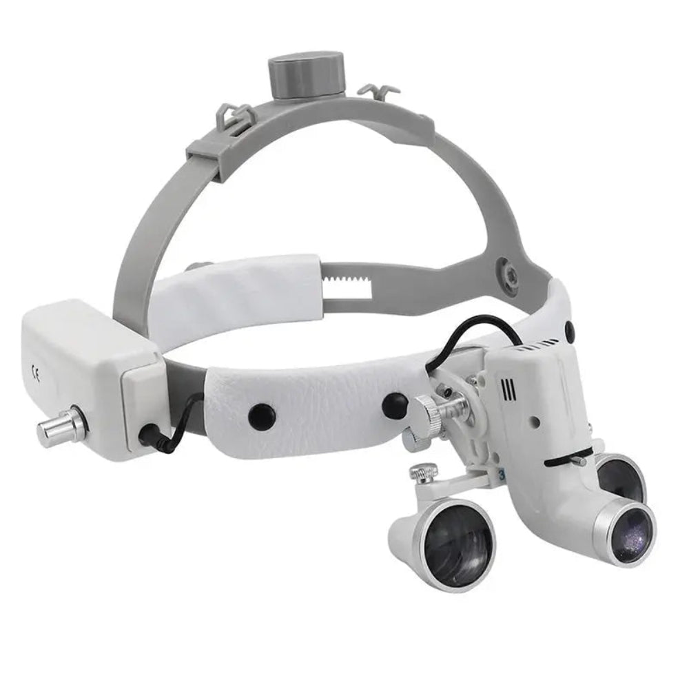 Dental Surgical Loupes 2.5X/3.5X with 5W LED Headlight Dentiphoto