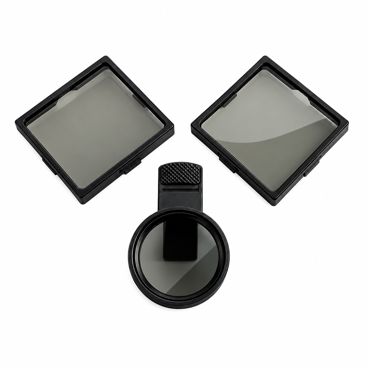 Dentiphoto Twin Light スマートフォン歯科撮影用 — 100 mmマクロレンズ・CPLフィルター付きデュアルLED、USB-C