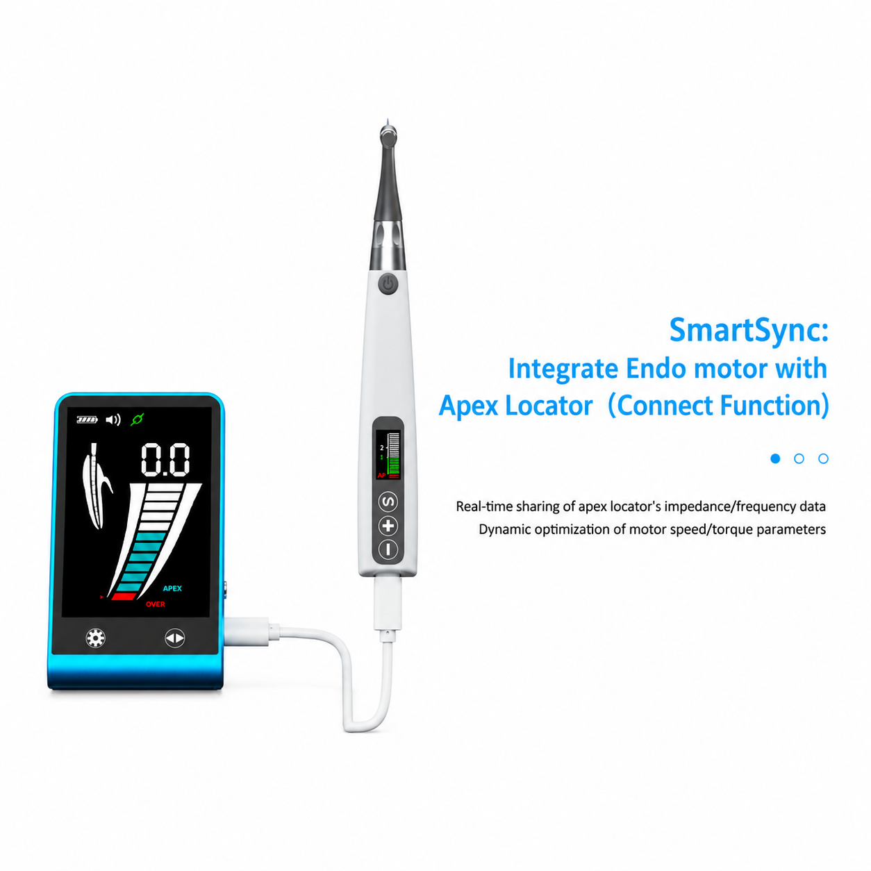 Digitaler Apex Lokator E900 für präzise Wurzelkanalvermessung