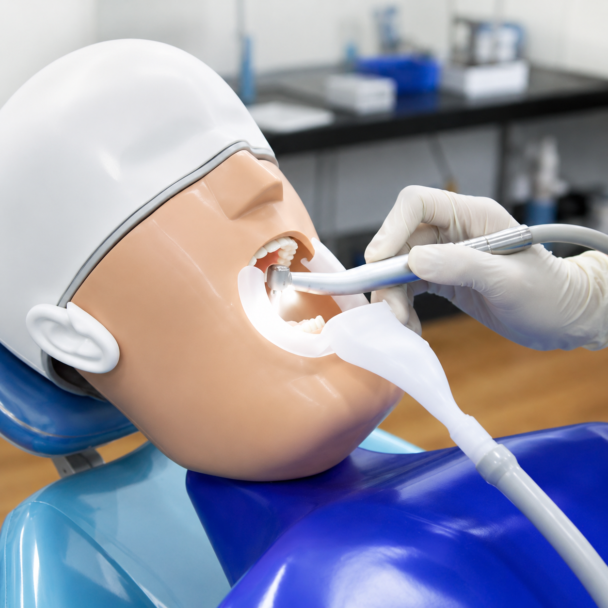 Dental Cheek Retractor with High-Volume Suction, 25 pcs