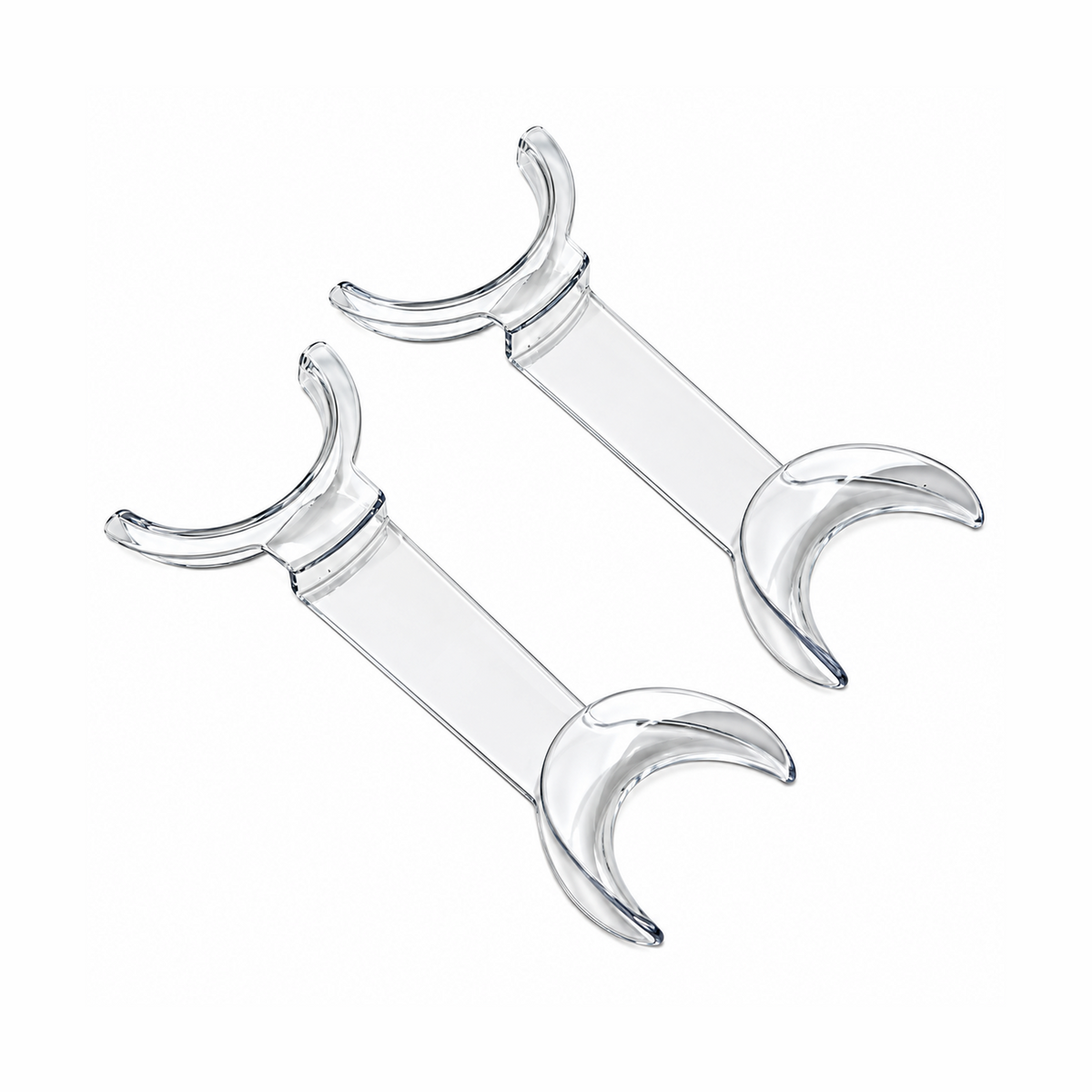 Double-Ended Cheek Retractor for Dental Photography — Single Piece, Adult and Child Ends