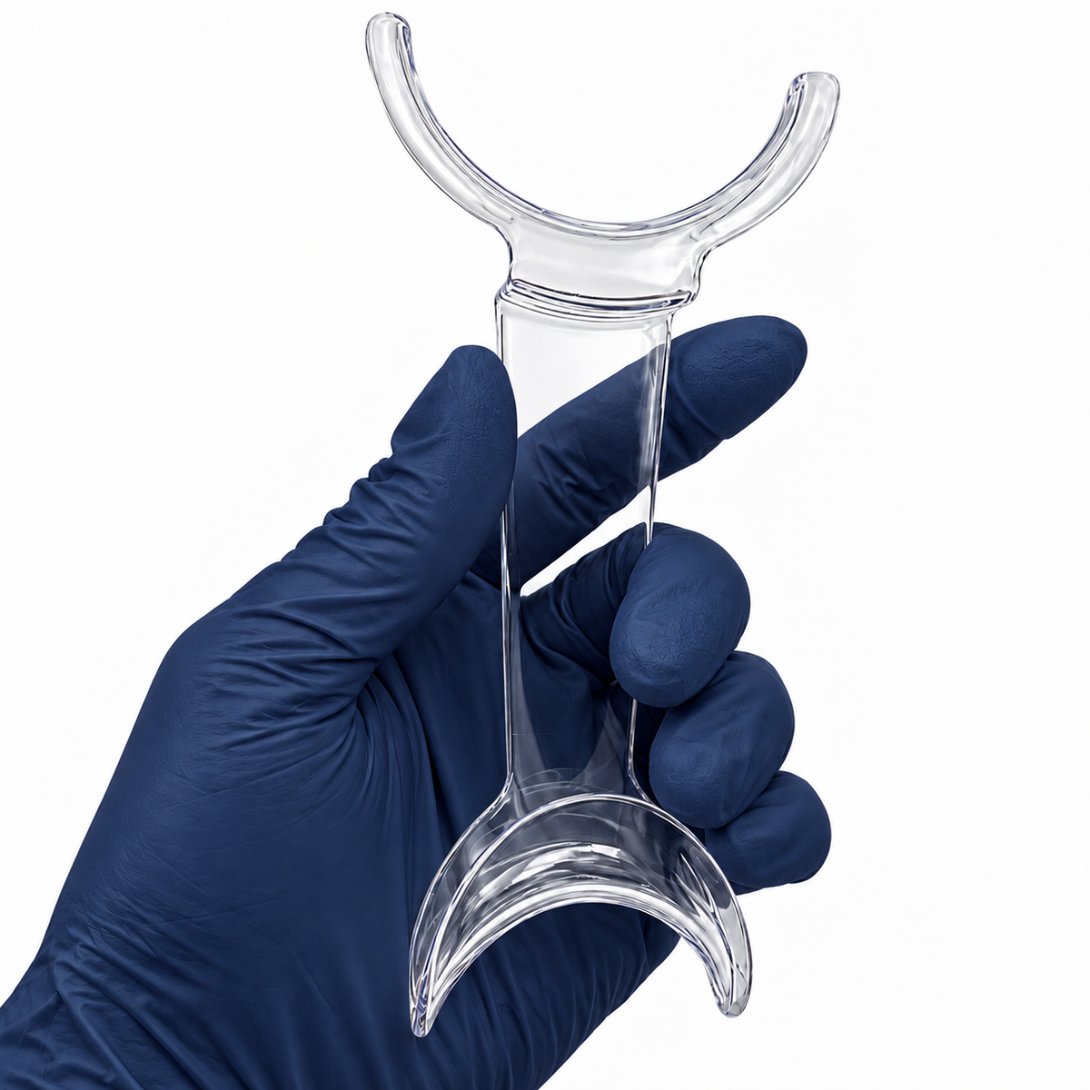 Retractor bucal de doble extremo para fotografía dental