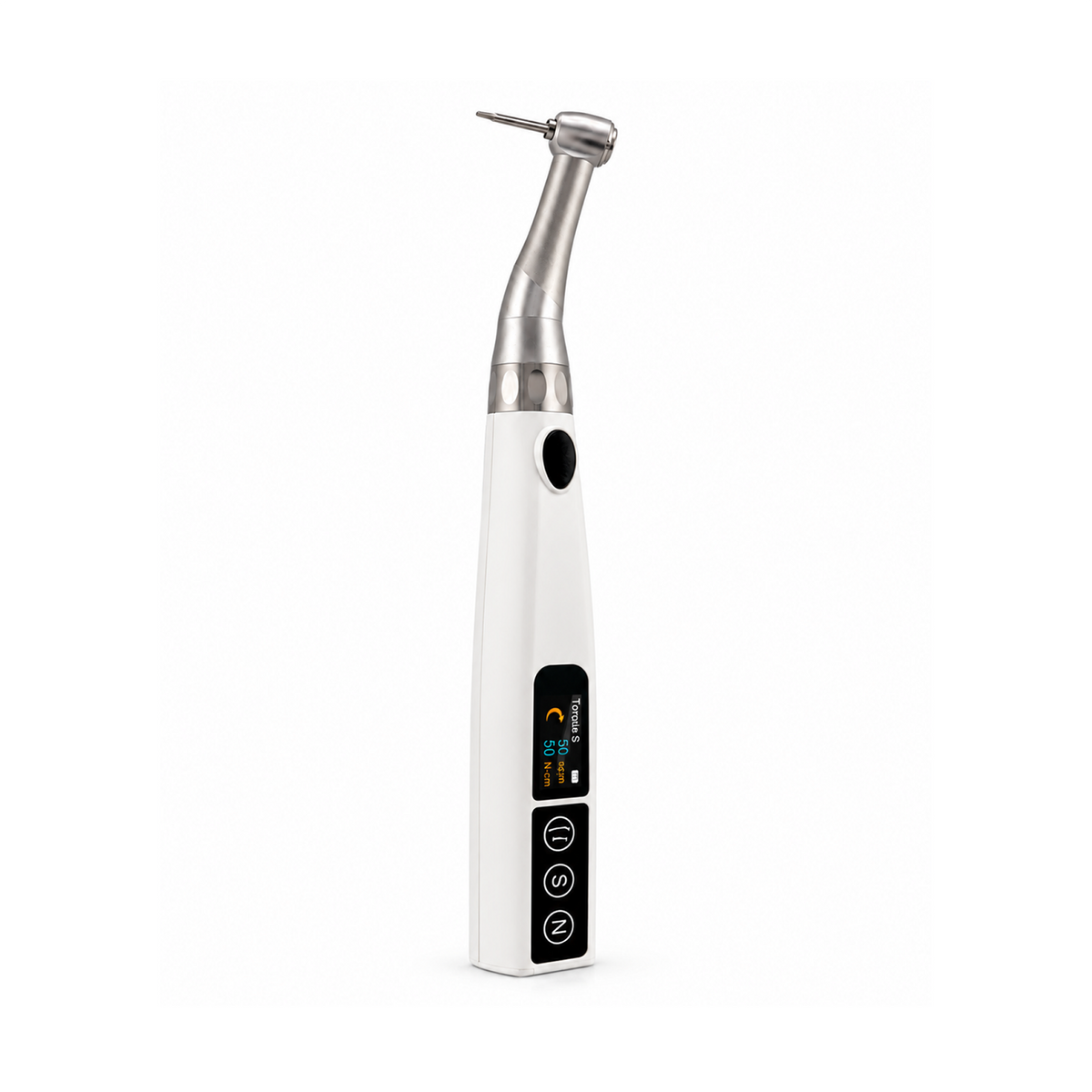 Electric Dental Implant Torque Wrench — Cordless, 10-50 N·cm, 10-50 RPM, Autoclavable Head, 16 Drivers Included