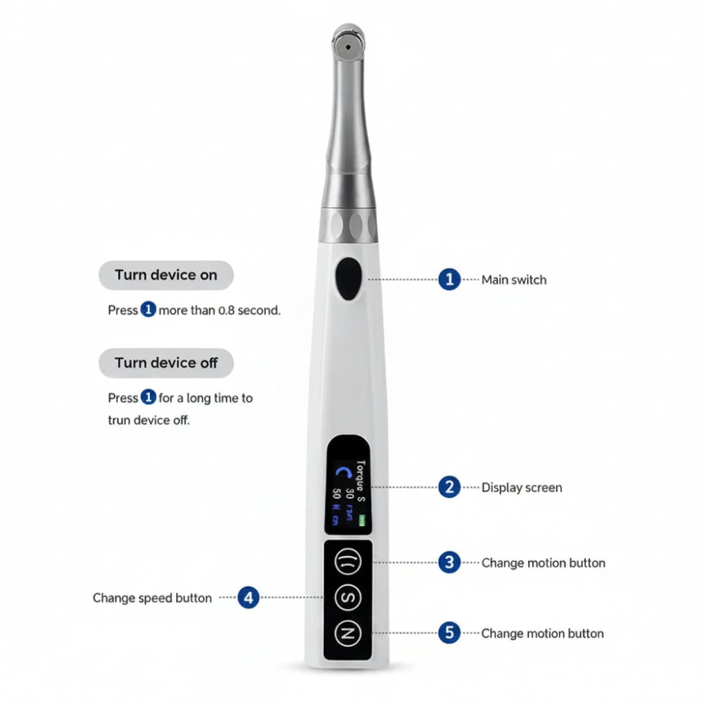 Electric Dental Implant Torque Wrench – Wireless & Precision-Controlled Dentiphoto