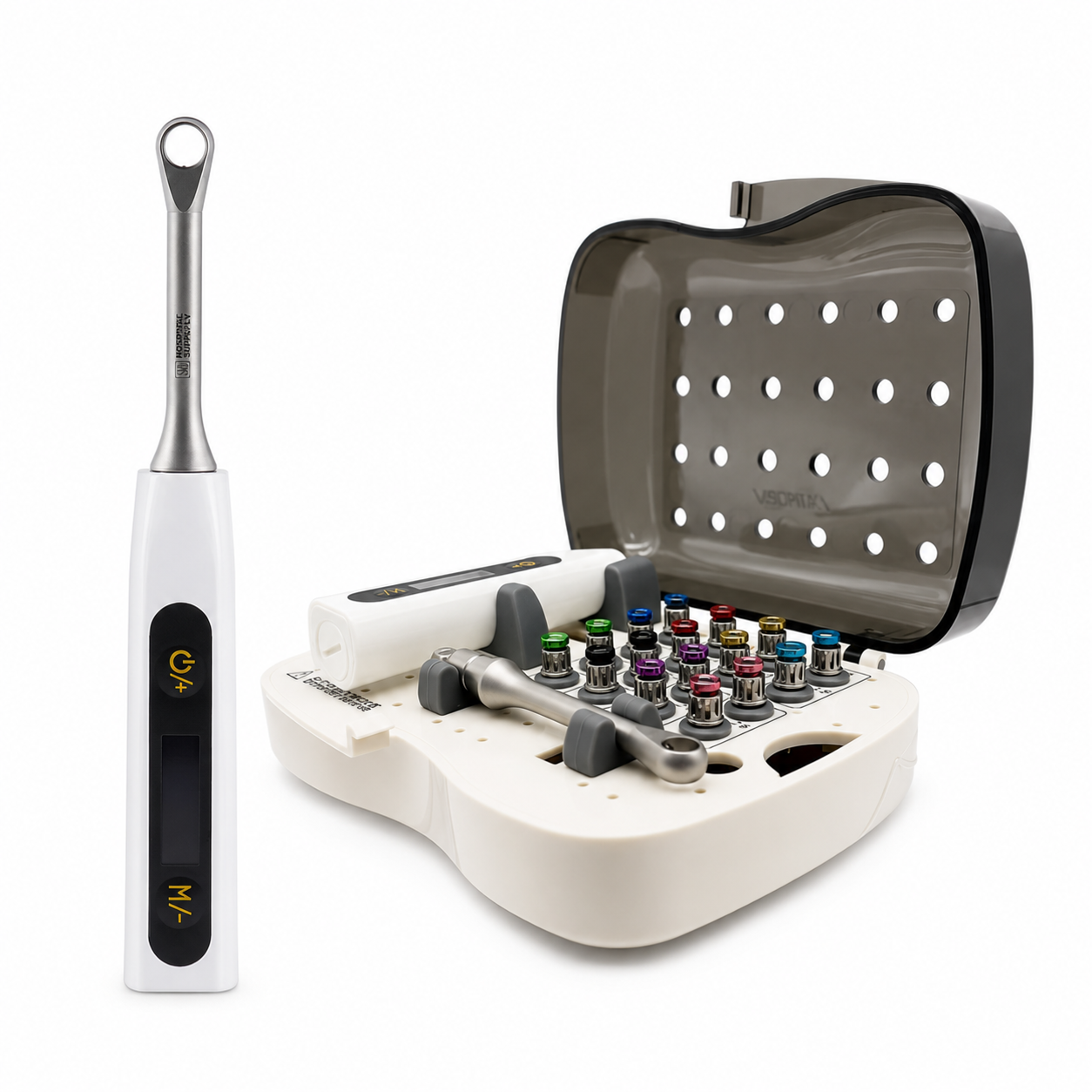 Electric Implant Driver with 16-Piece Prosthetic Set