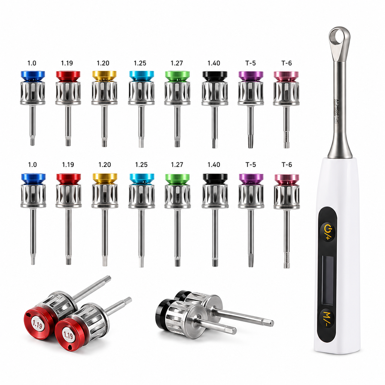 Electric Implant Driver with 16-Piece Prosthetic Set