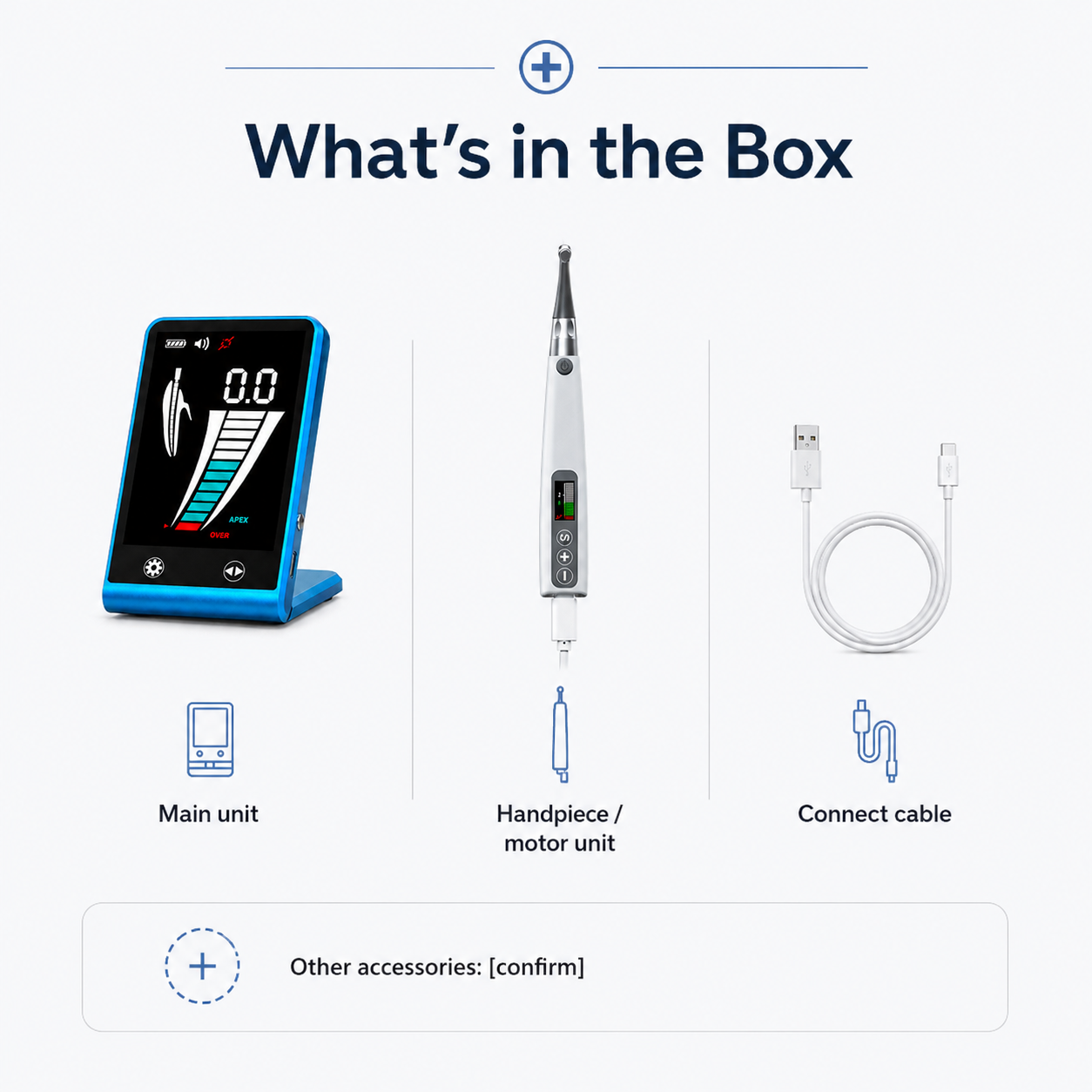 Endo Motor with Apex Locator – Cordless Dental Endodontic Motor & Root Canal System
