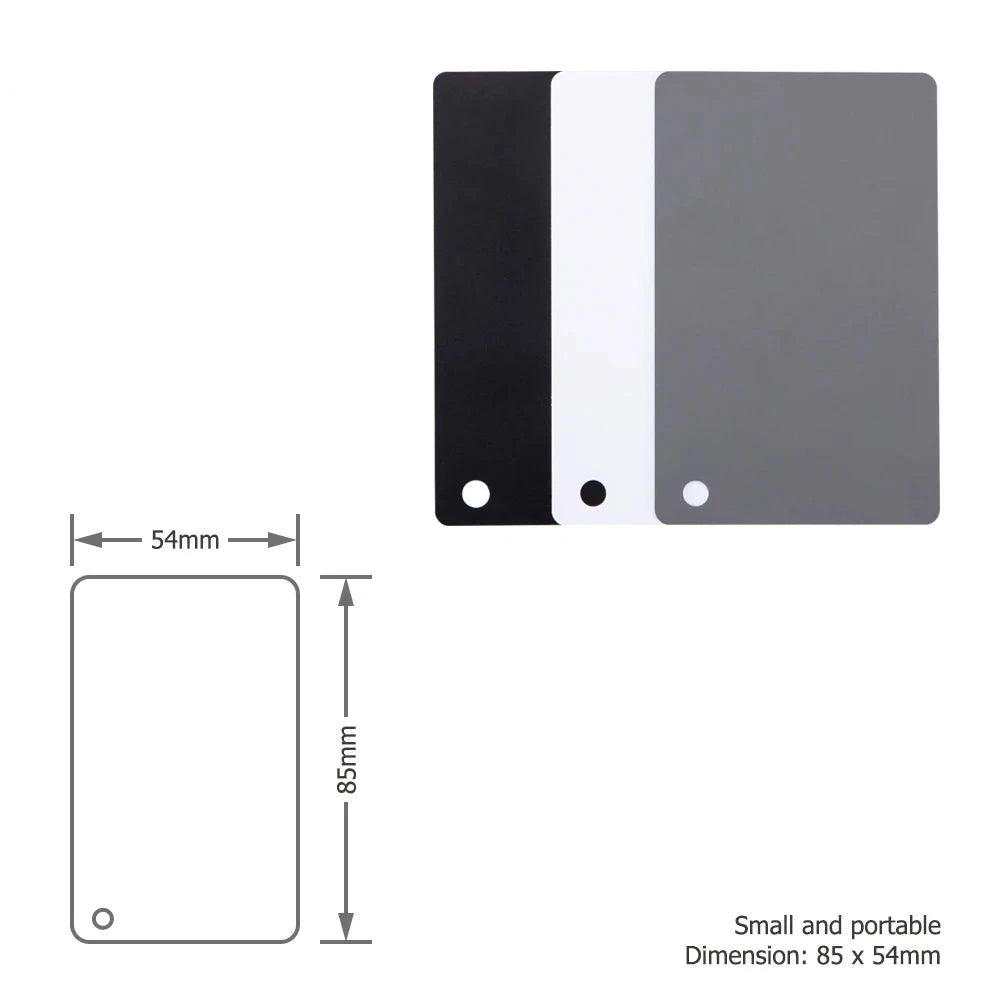 White Balance Card Set for Dental Photography