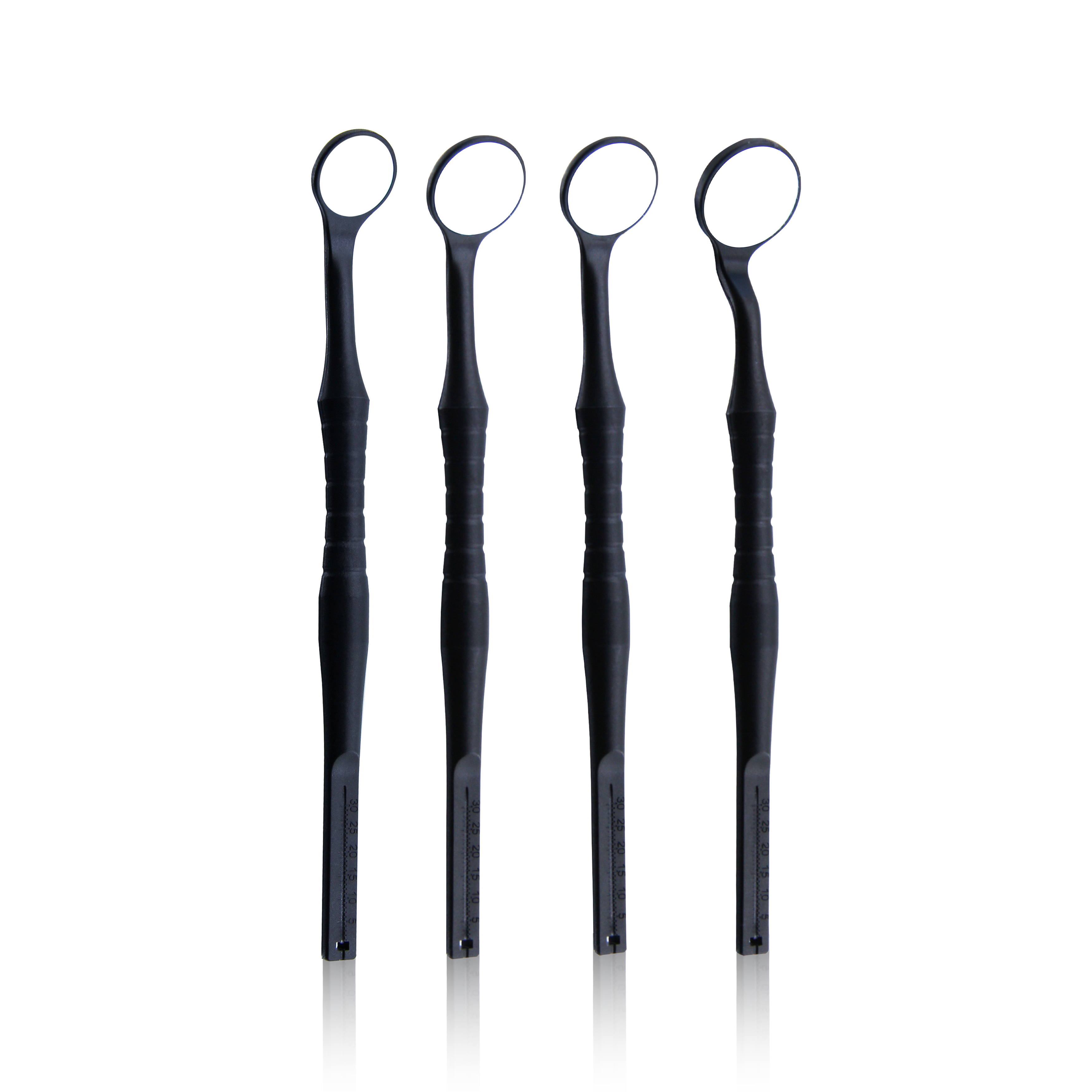 One-Piece Handle Mirror, Single-Sided, 5-Piece Pack