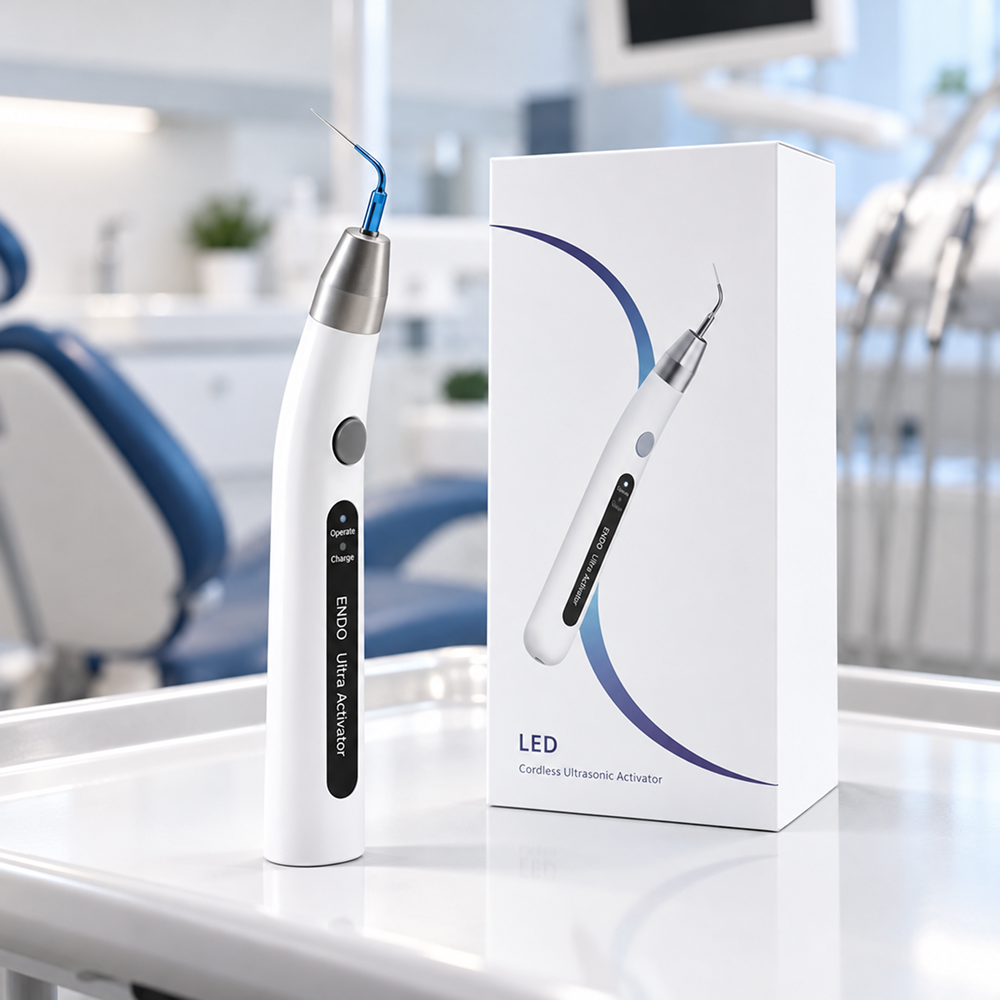 LED Endodontic Irrigation Activator Pro – 360° Illumination & Sonic Root Canal Cleaning