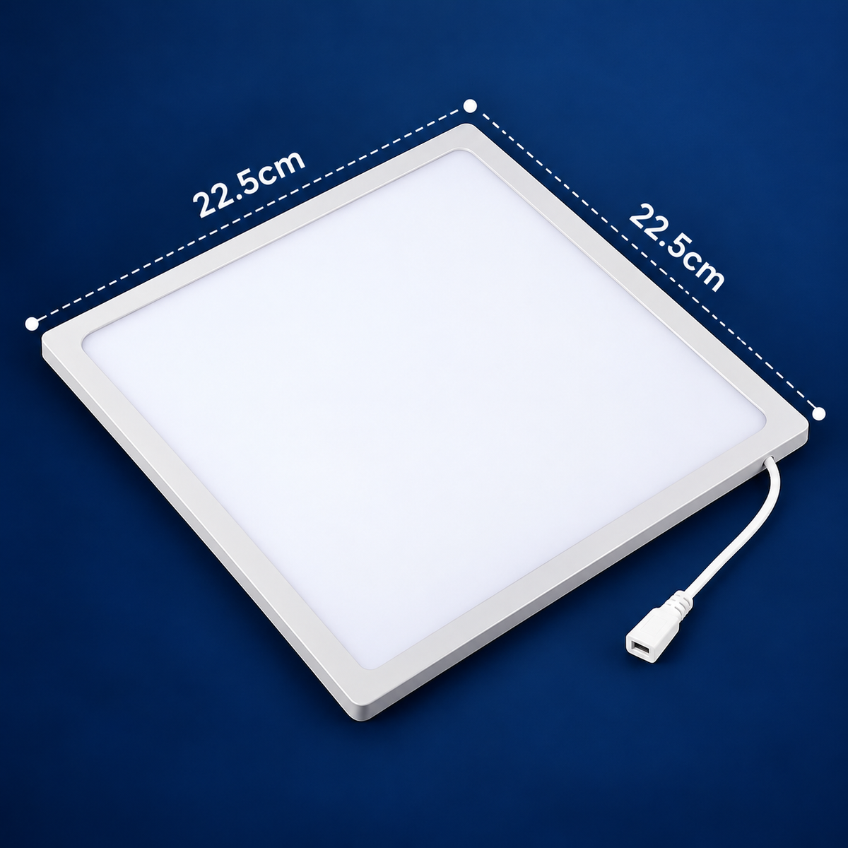 Boîte à lumière de 22 cm avec panneau LED pour photographier les modèles et prothèses dentaires