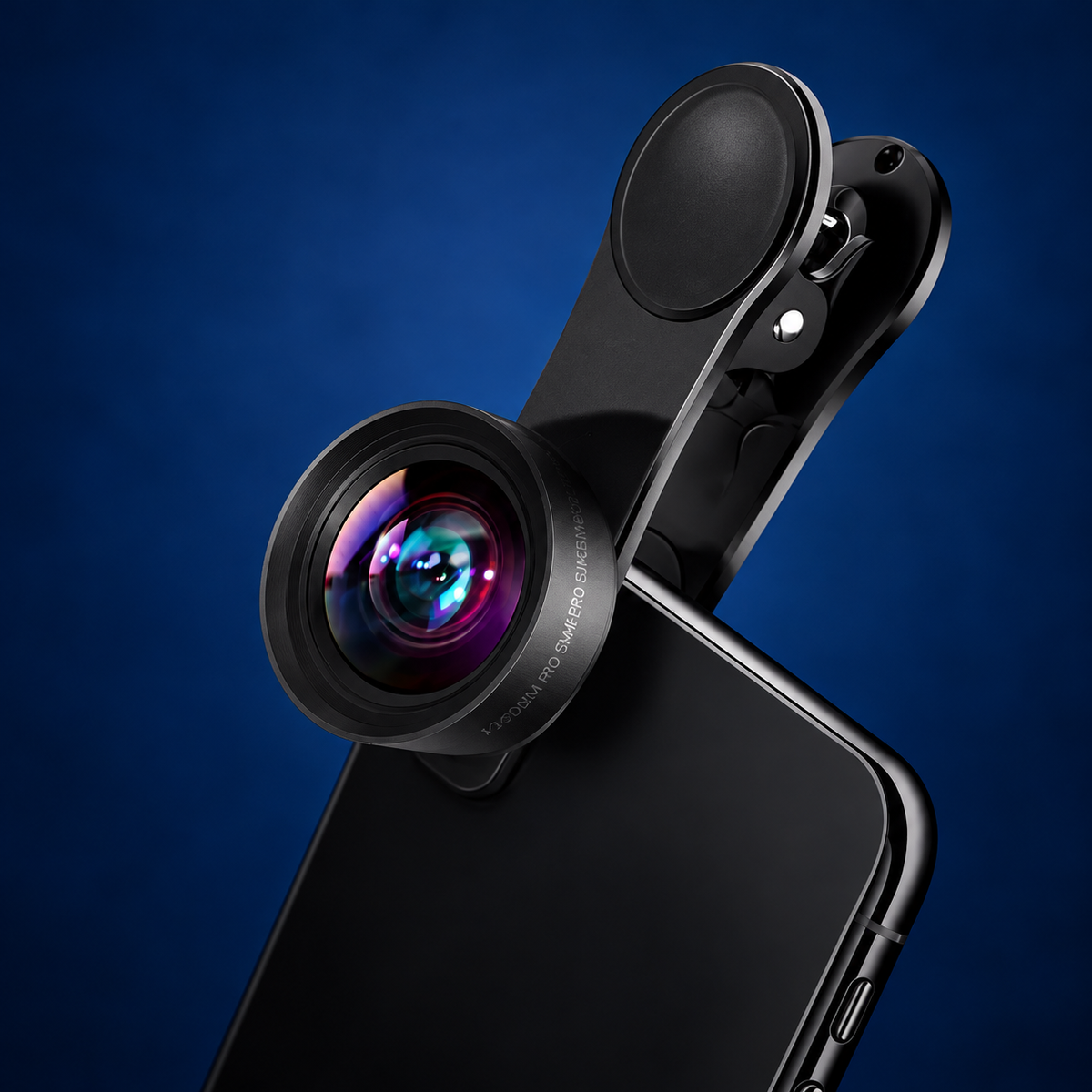 スマートフォン歯科写真撮影用マクロレンズ120 mm — 口腔内クローズアップ用クリップ式レンズ