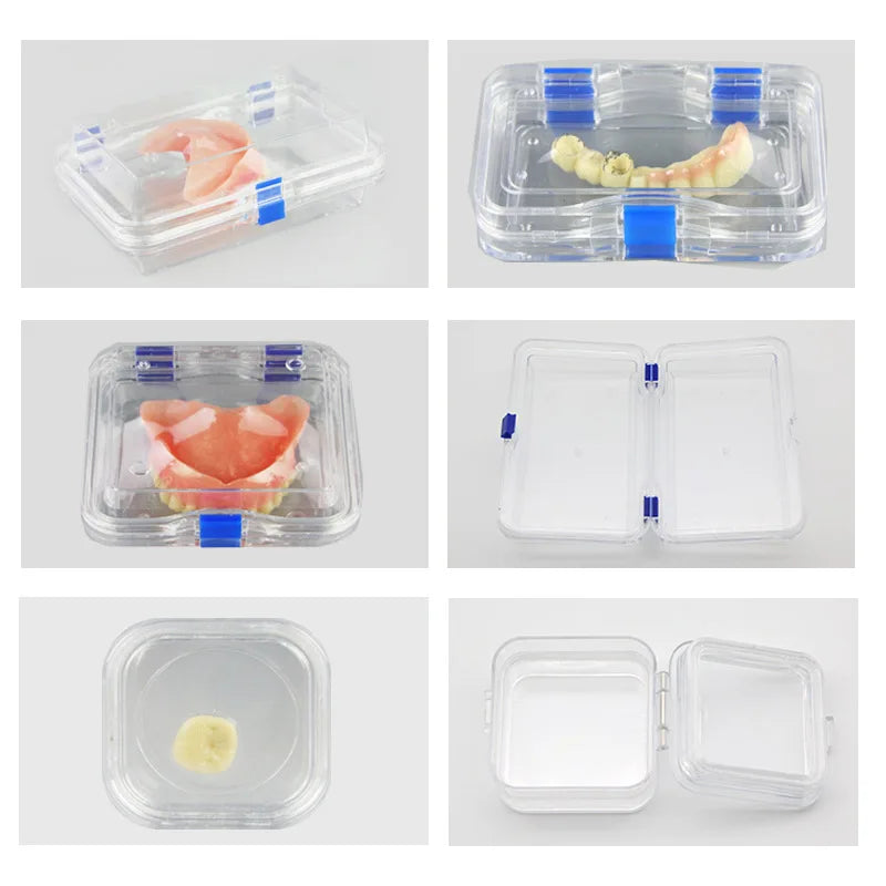 Transparent Dental Box Denture Storage Box with Membrane
