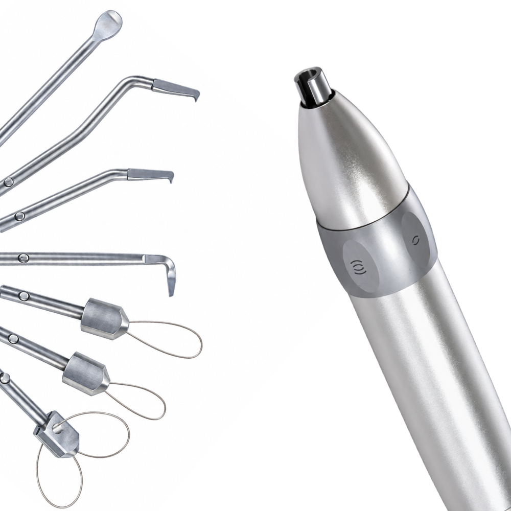 Powered Dental Crown & Bridge Remover Kit – 7-Piece Professional System