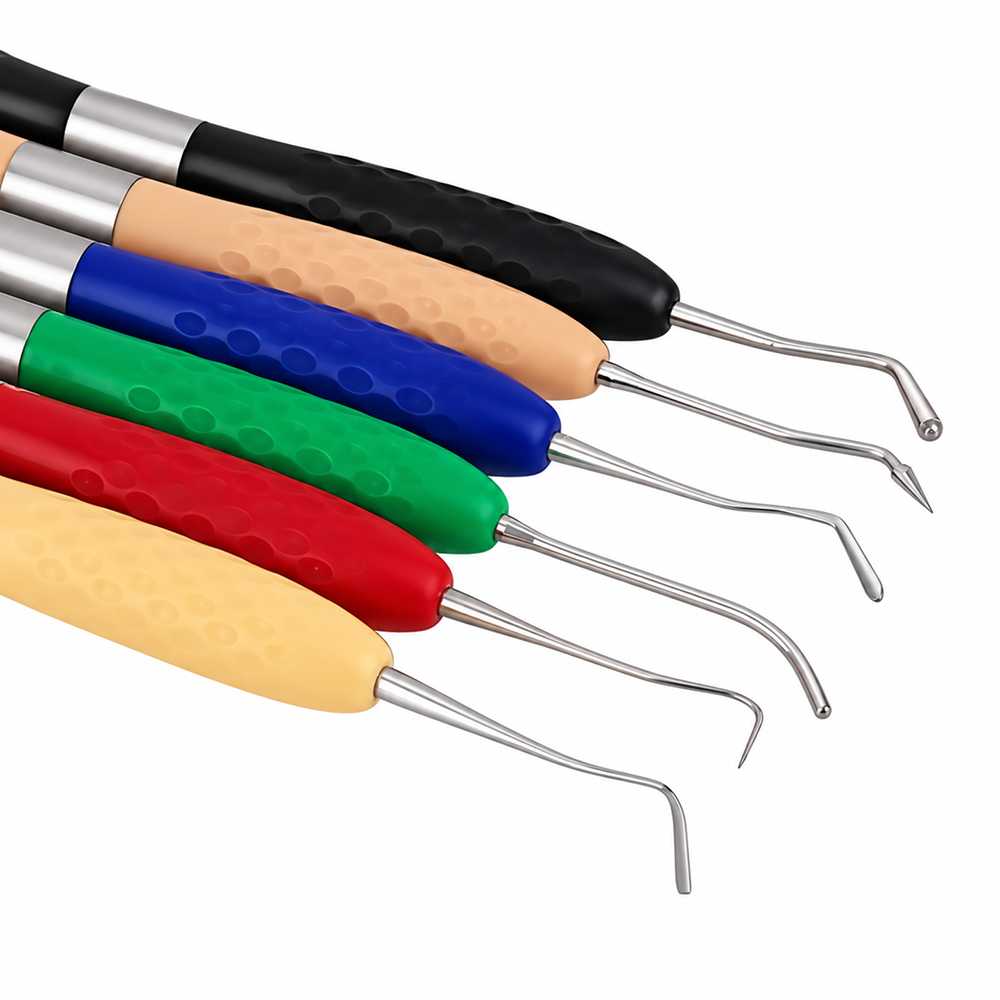 Professional Composite Restoration Instrument Kit – 7-Piece Titanium-Coated Set