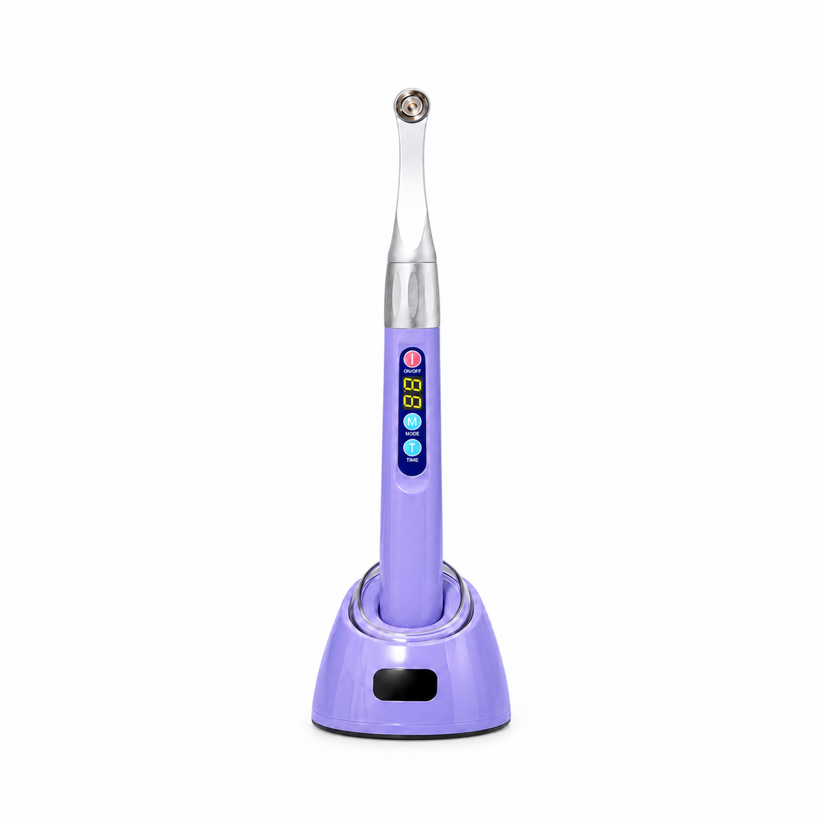 コンポジットレジン用1秒歯科用LED光重合器 — 高出力青色LED、コードレス・軽量