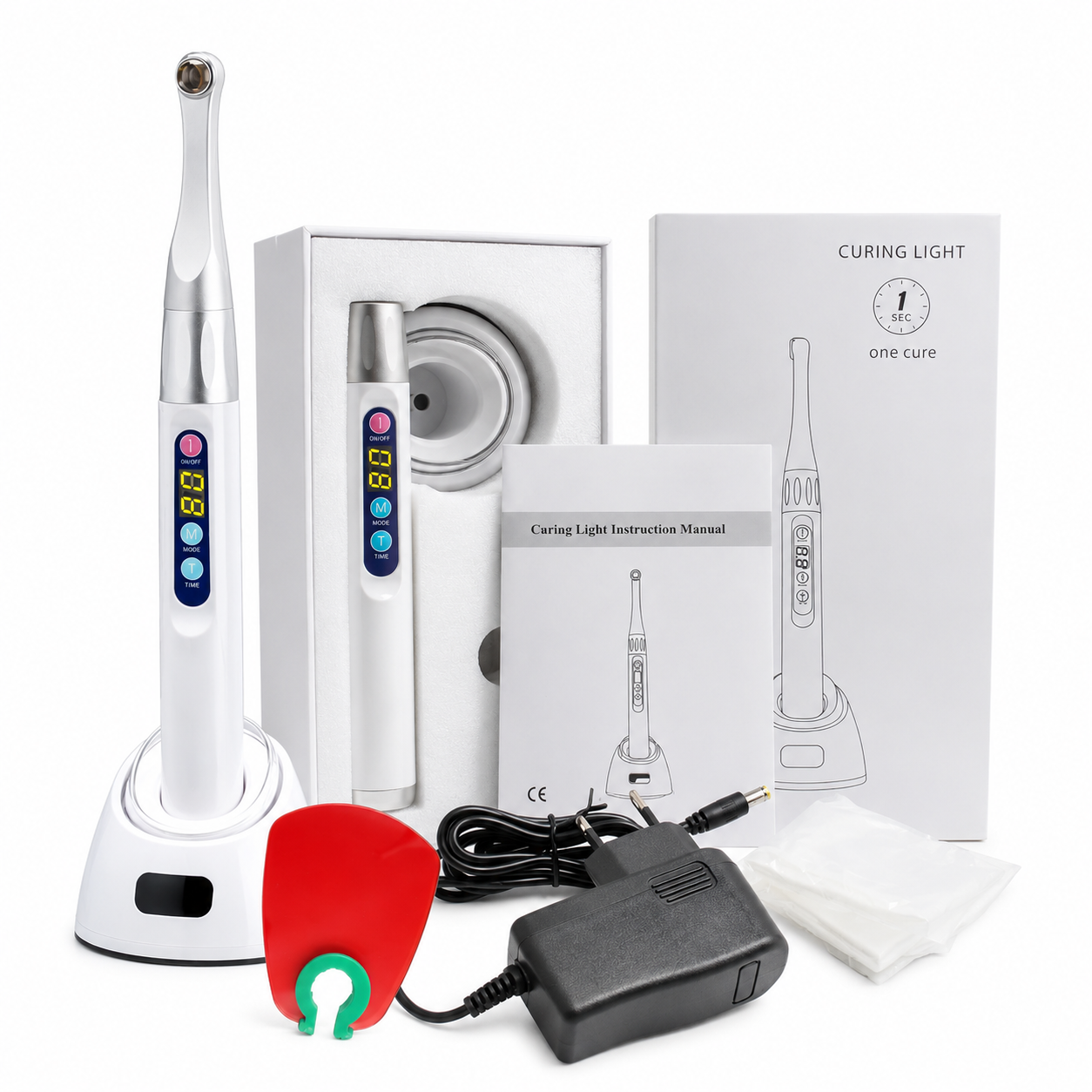 Professional Dental LED Curing Light with 1-Second Fast Curing Technology
