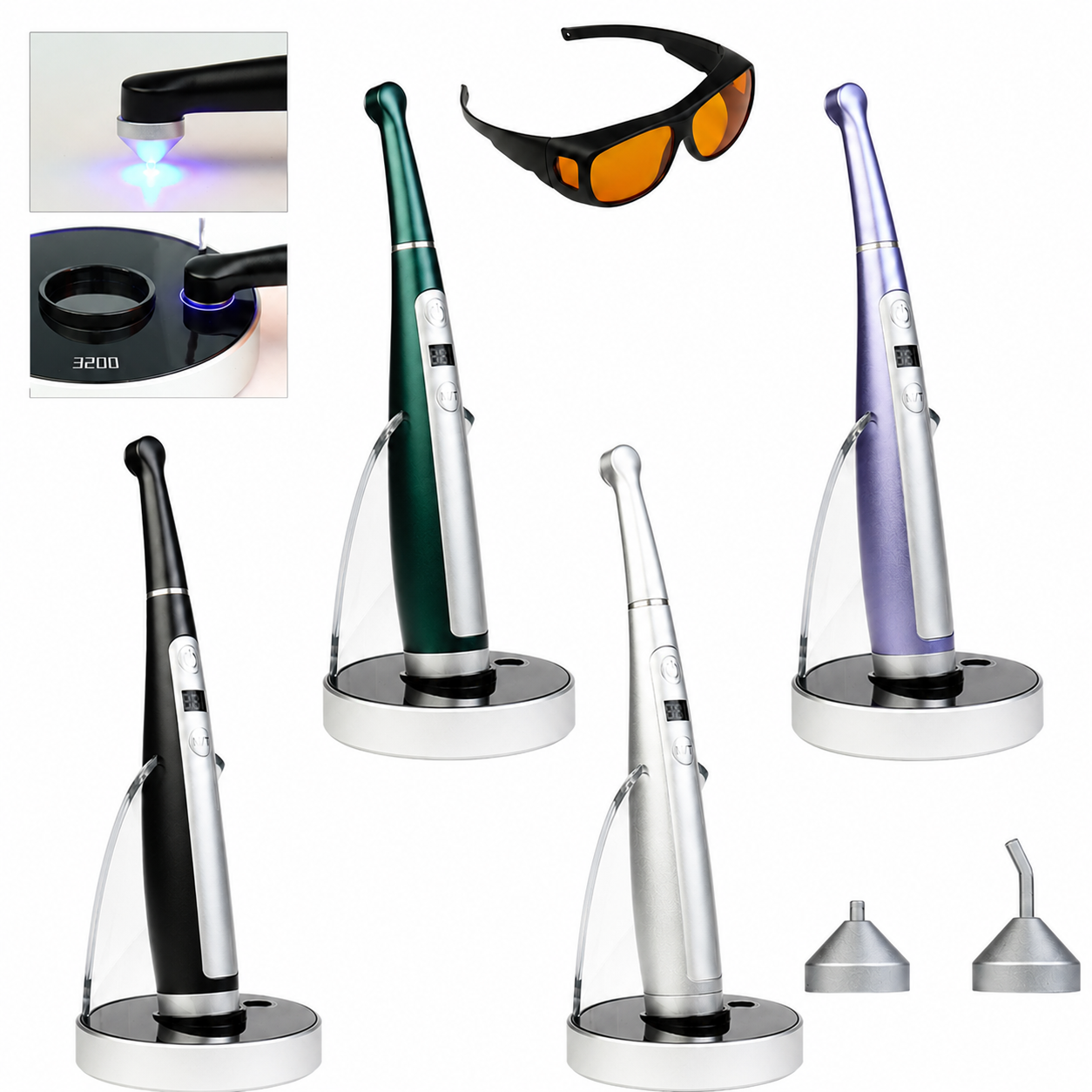 Professional Dental LED Curing Light with Caries Detection