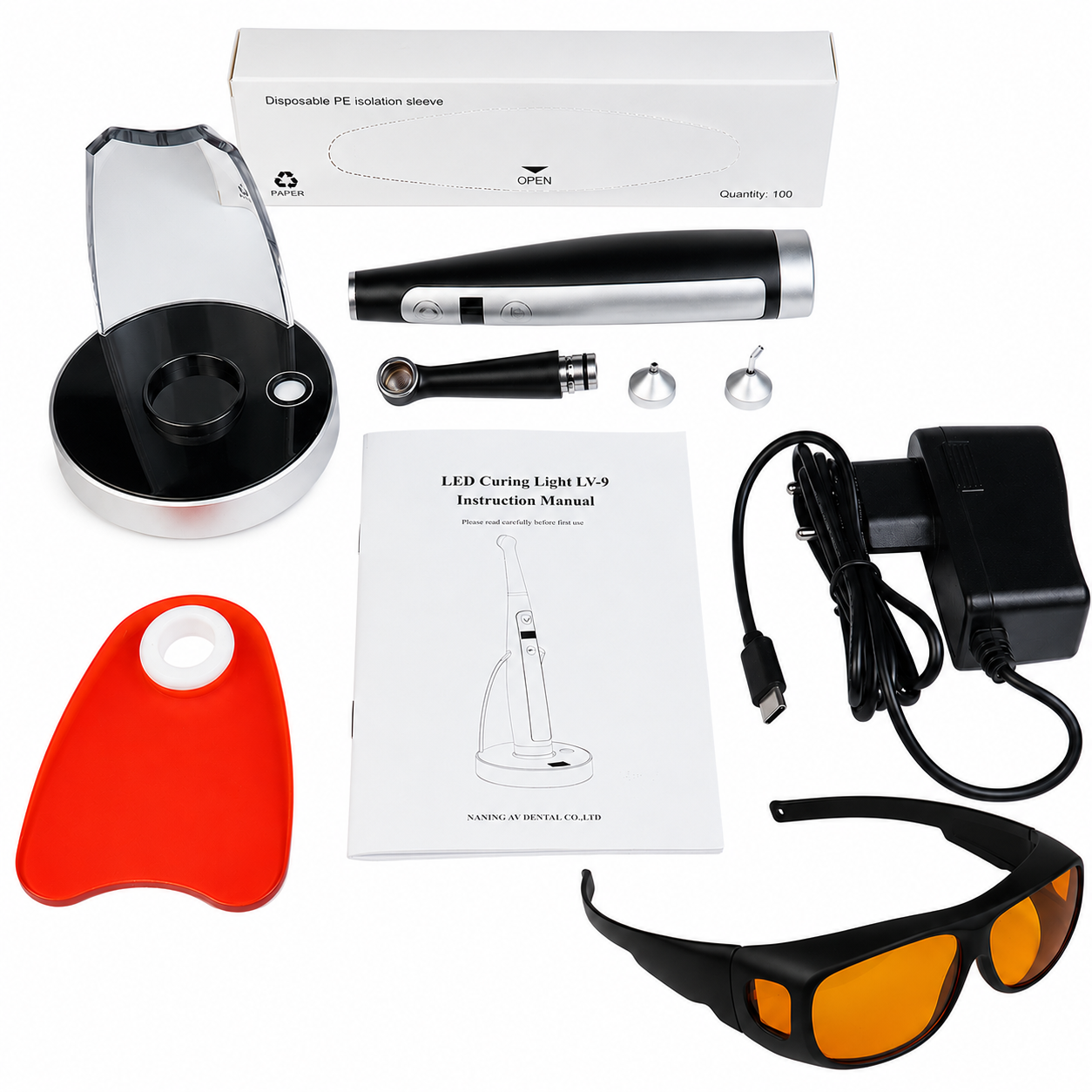 Professional Dental LED Curing Light with Caries Detection