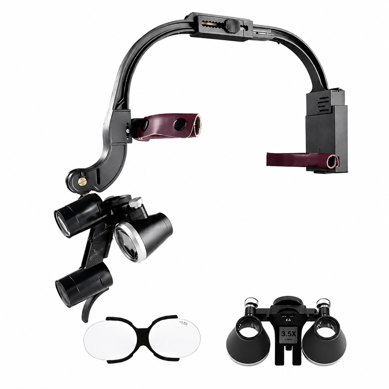 Professional Dental LED Headlight Loupe System