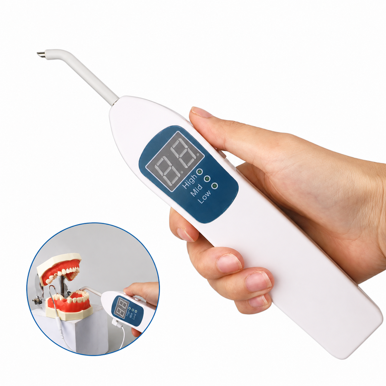 Professional Dental Pulp Vitality Tester HYG-RC86 – Digital Electric Tooth Nerve Tester
