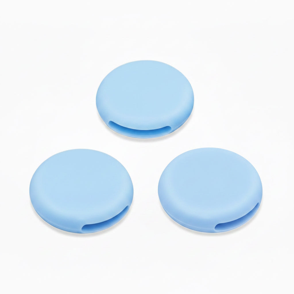 Protective Silicone Covers for Dental Mirror Heads, 12 pcs – Blue