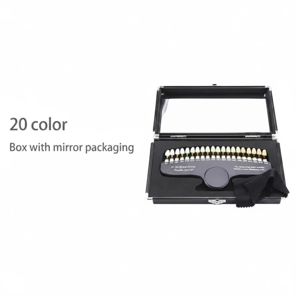 R-20 Teeth Whitening Shade Guide with Mirror Dentiphoto