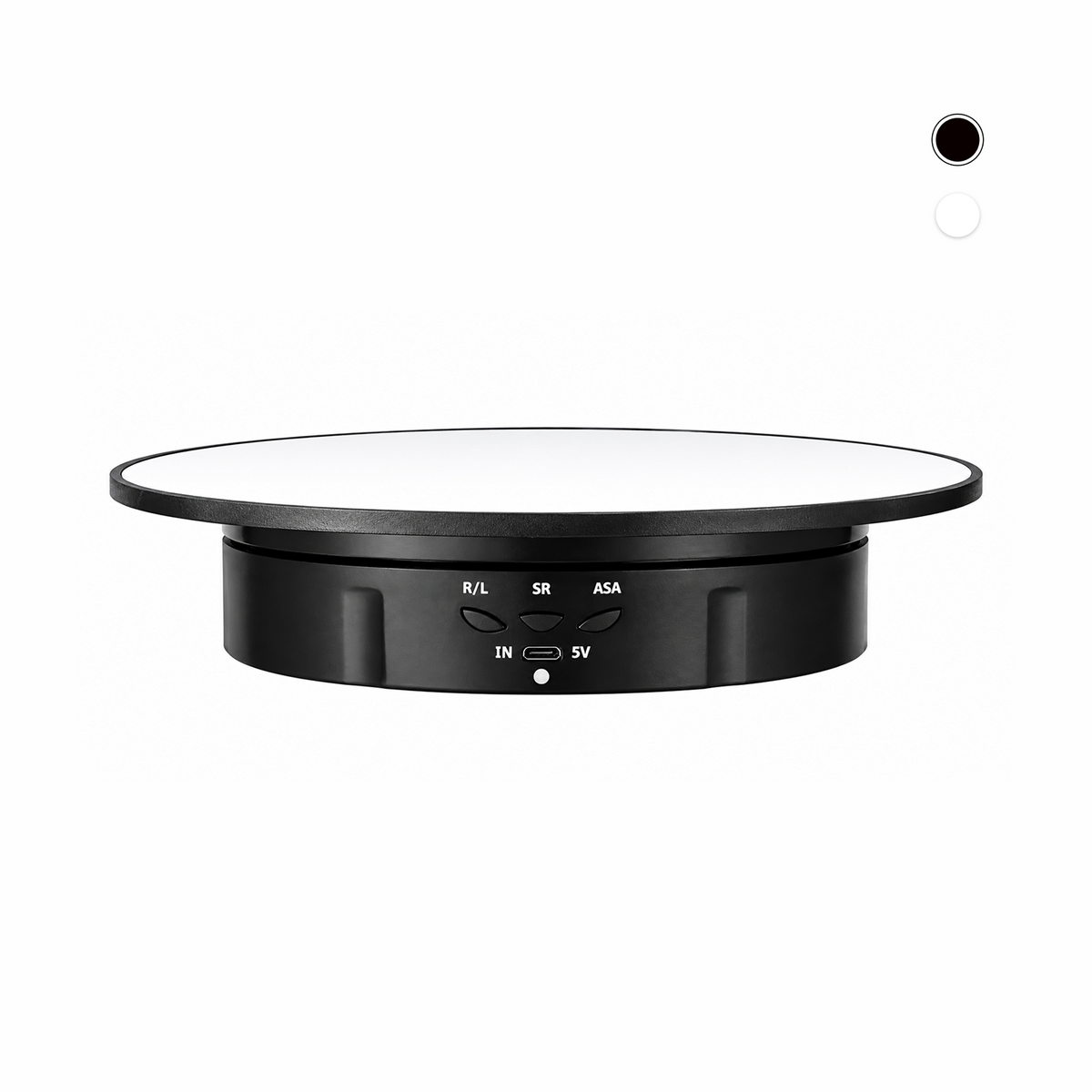 Présentoir rotatif de 200 mm pour photographie de modèles dentaires — plateau tournant à 360° pour prothèses