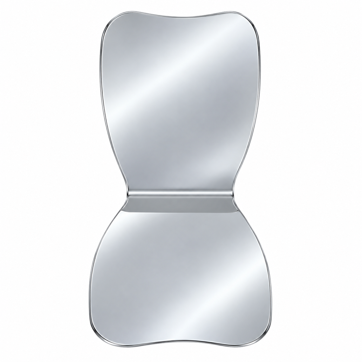 Stainless Steel Intraoral Mirror for Dental Photography — Autoclavable Single Mirror