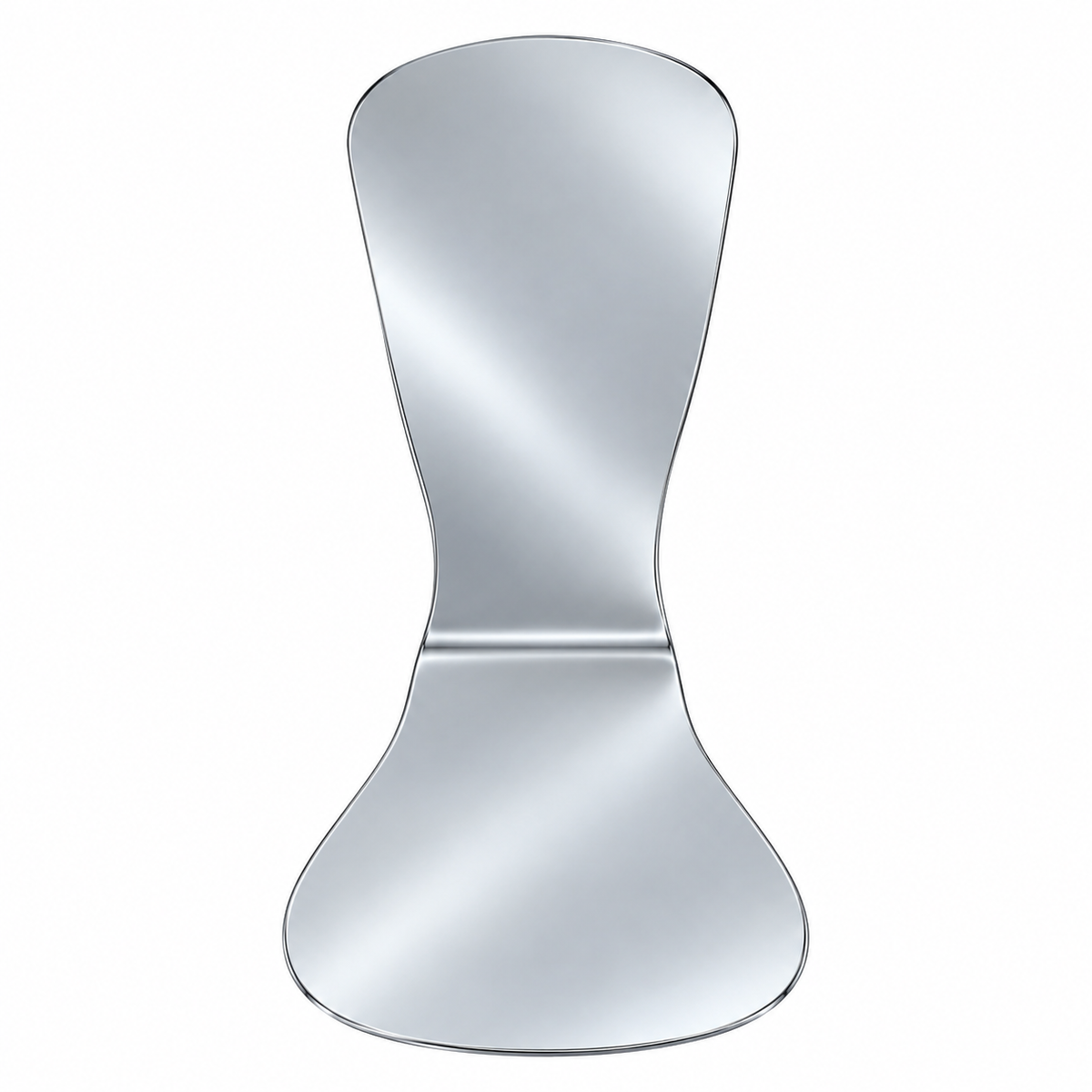 Stainless Steel Intraoral Mirror for Dental Photography — Autoclavable Single Mirror