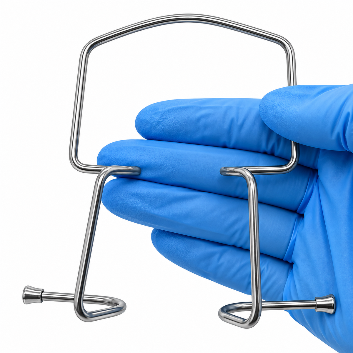 Stahl-Oringer-Retraktor für die Zahnmedizin und Dentalfotografie