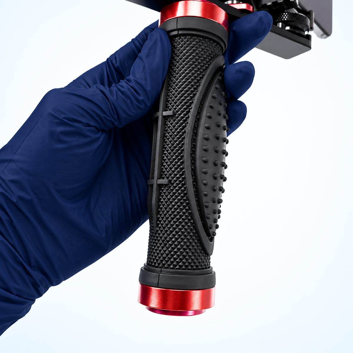 Kit de deux lampes pour photographie dentaire avec smartphone — deux LED de 5600 K, 6000 lumens chacune, support et étui pour téléphone