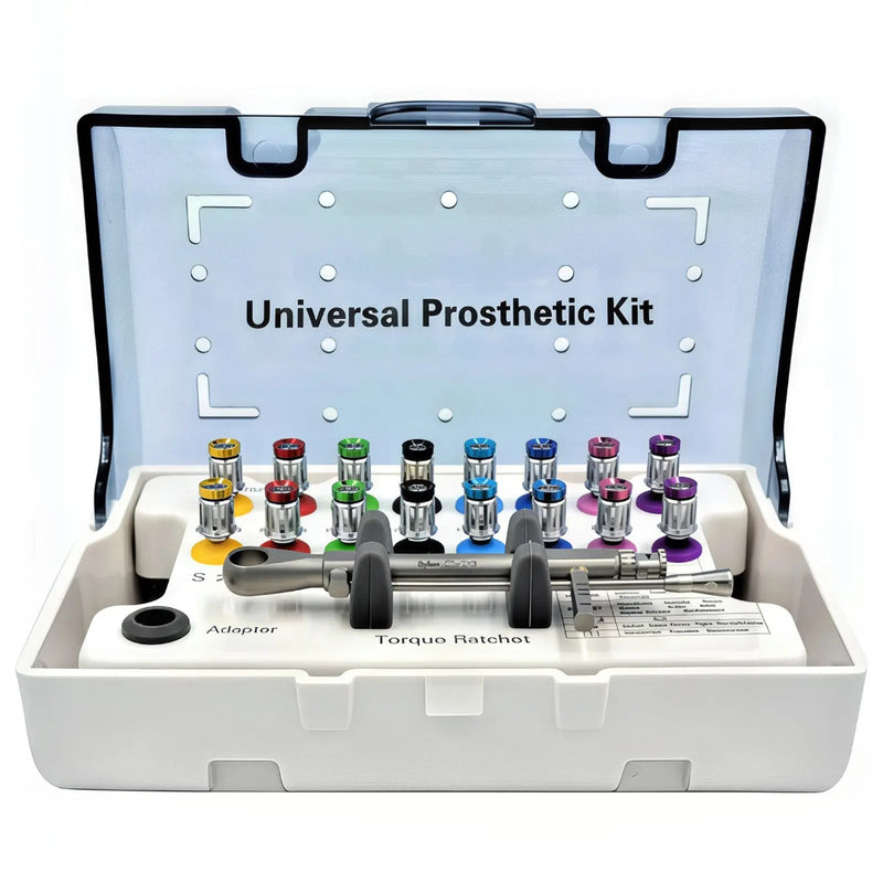 Universal Prosthetic and Implant Screw Removal Kits and Contra-Angle
