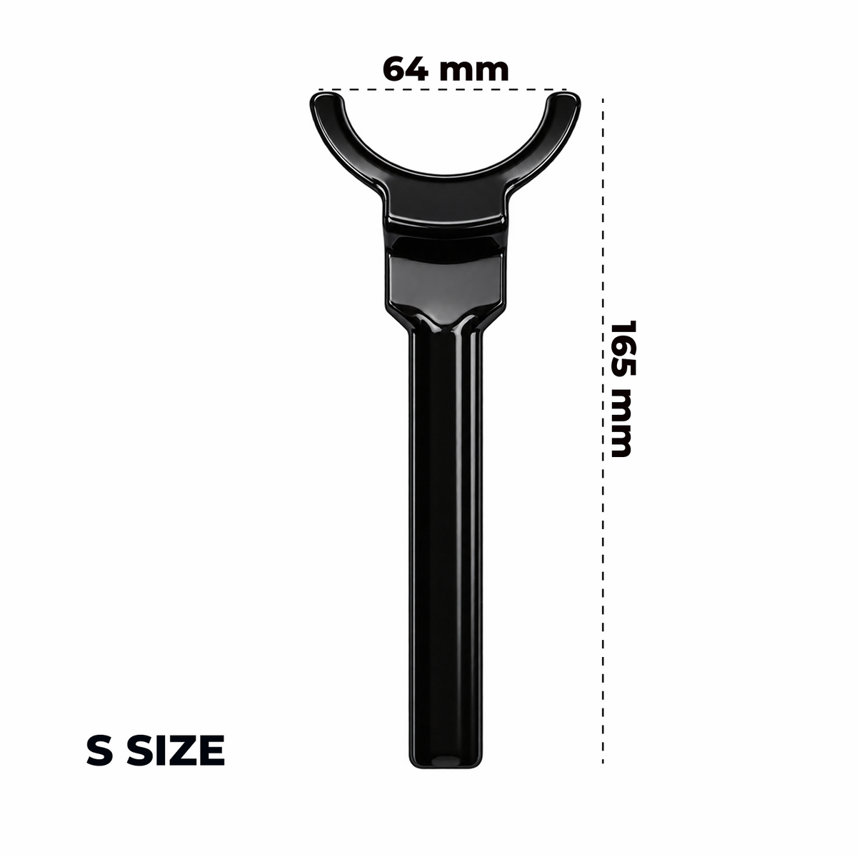 Écarteur des lèvres supérieure et inférieure pour photographie dentaire — écarteur occlusal noir pour vues des arcades