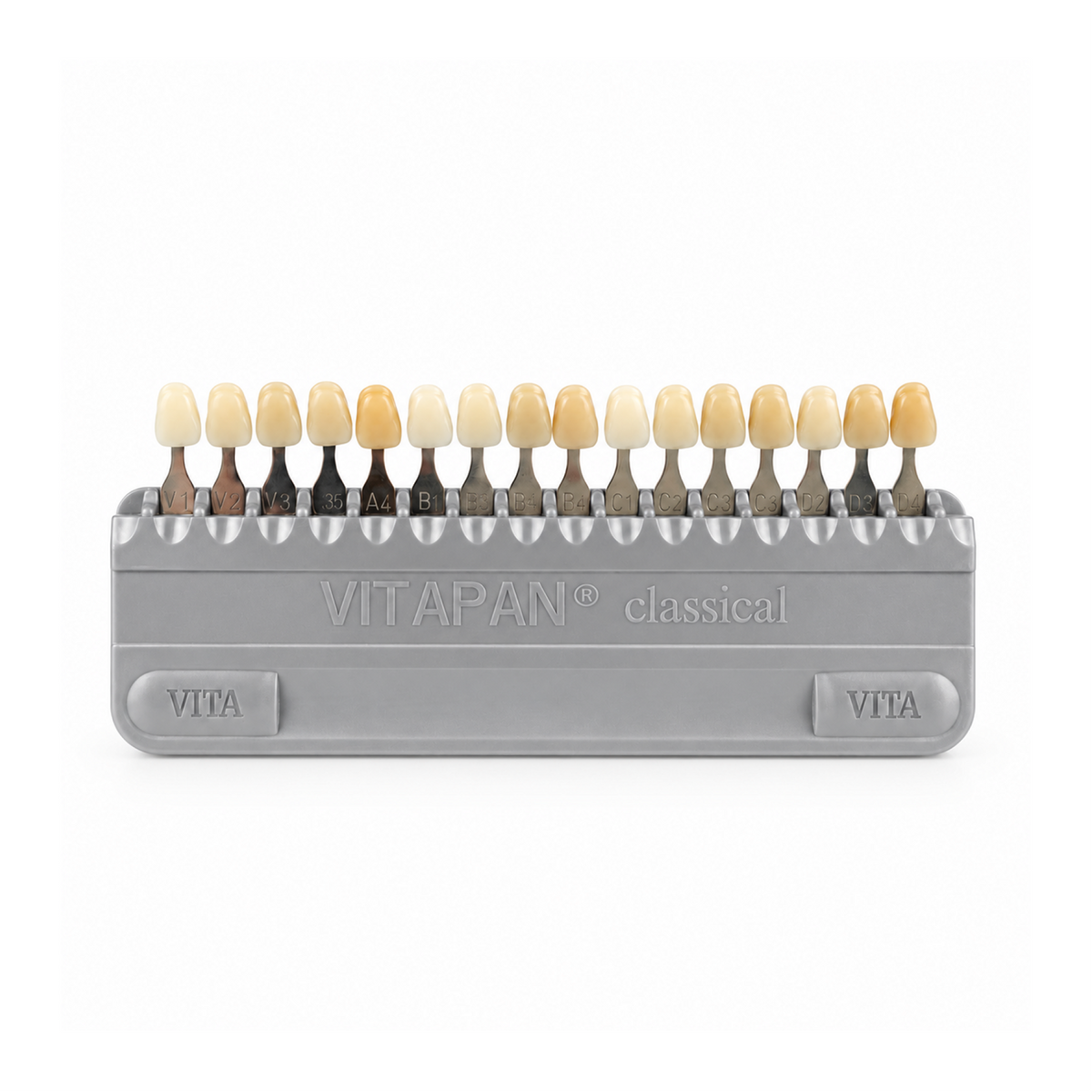VITA Classical A1-D4 Shade Guide — 16 Tooth Shades for Restorative and Prosthetic Colour Matching