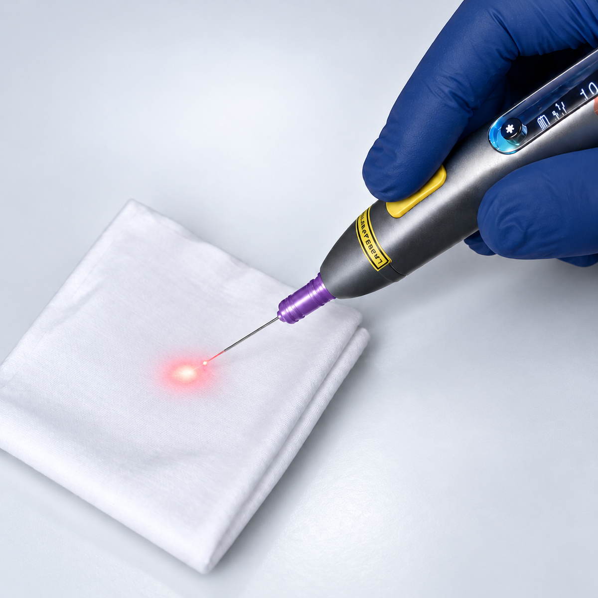 Kabelloser Dental-Diodenlaser 5W für Weichgewebechirurgie — Einstellbar 0,5-5 W, Gingivektomie, Hämostase, Parodontologie